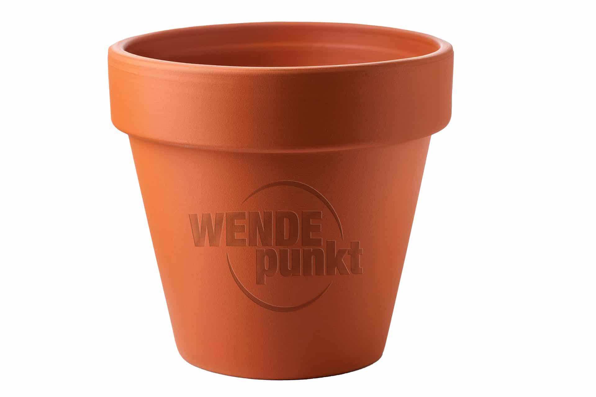 Terracotta-Topf mit Samen